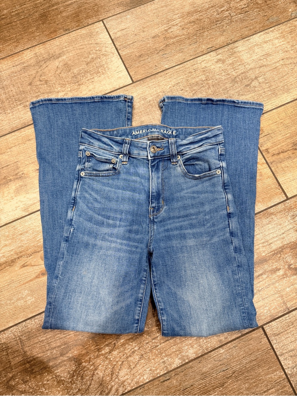 American Eagle | Denim Super High Rise Flare Jeans